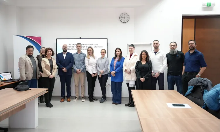 IUS’ta Lise Eğitiminde Yenilik, Robotik ve Bilişsel Gelişim Üzerine Proje Kapanış Etkinliği Gerçekleştirildi